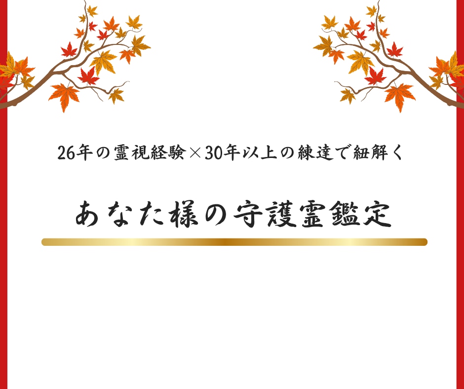 26年霊視経験×30年以上の練達｜守護霊鑑定します 主護霊・指導霊・支配霊・補助霊/守護霊説明付き イメージ6