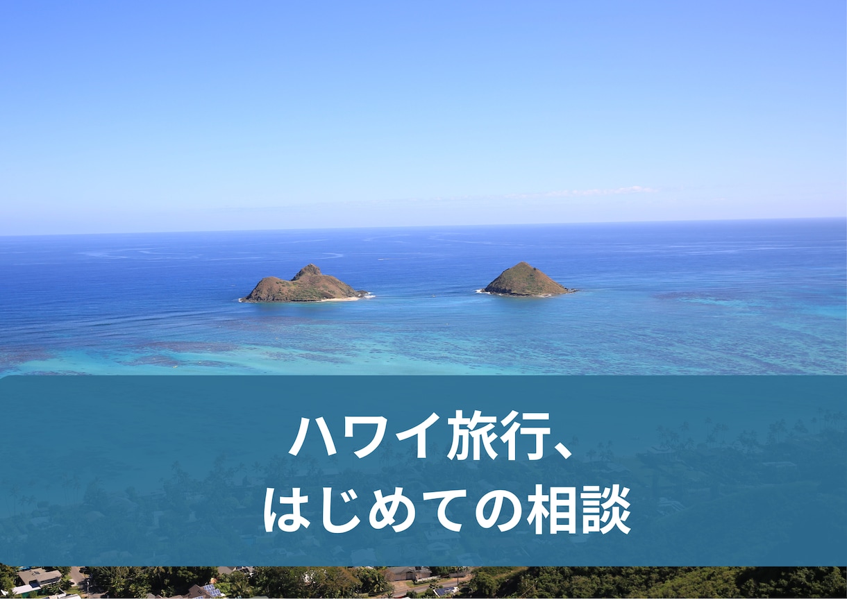 顔出し不要｜ハワイ旅行モデルコースの相談に乗ります オアフ島の人気スポットをご紹介！ イメージ1