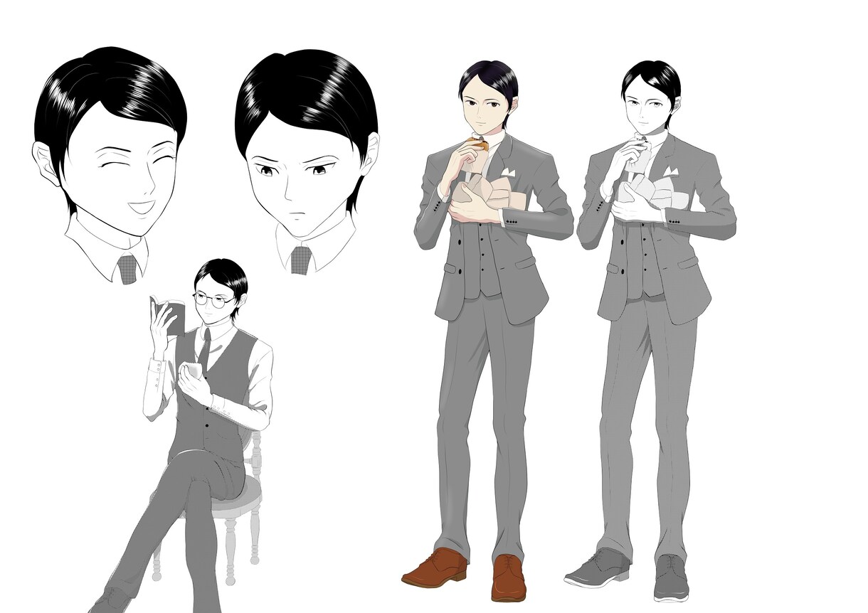 商用OK！モノクロ漫画制作します 白黒（モノクロ）漫画作成します イメージ3