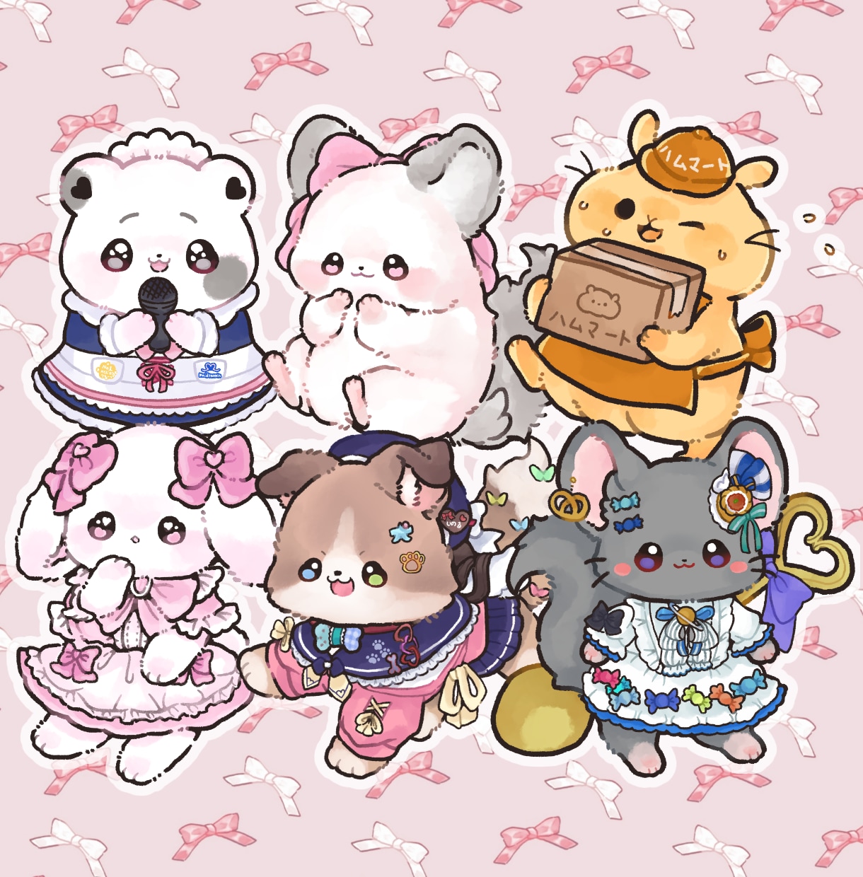 商用利用込み！もふもふマスコットをデザインします 丁寧に1からのキャラクターを作成します！イラレ形式も込み！ イメージ3