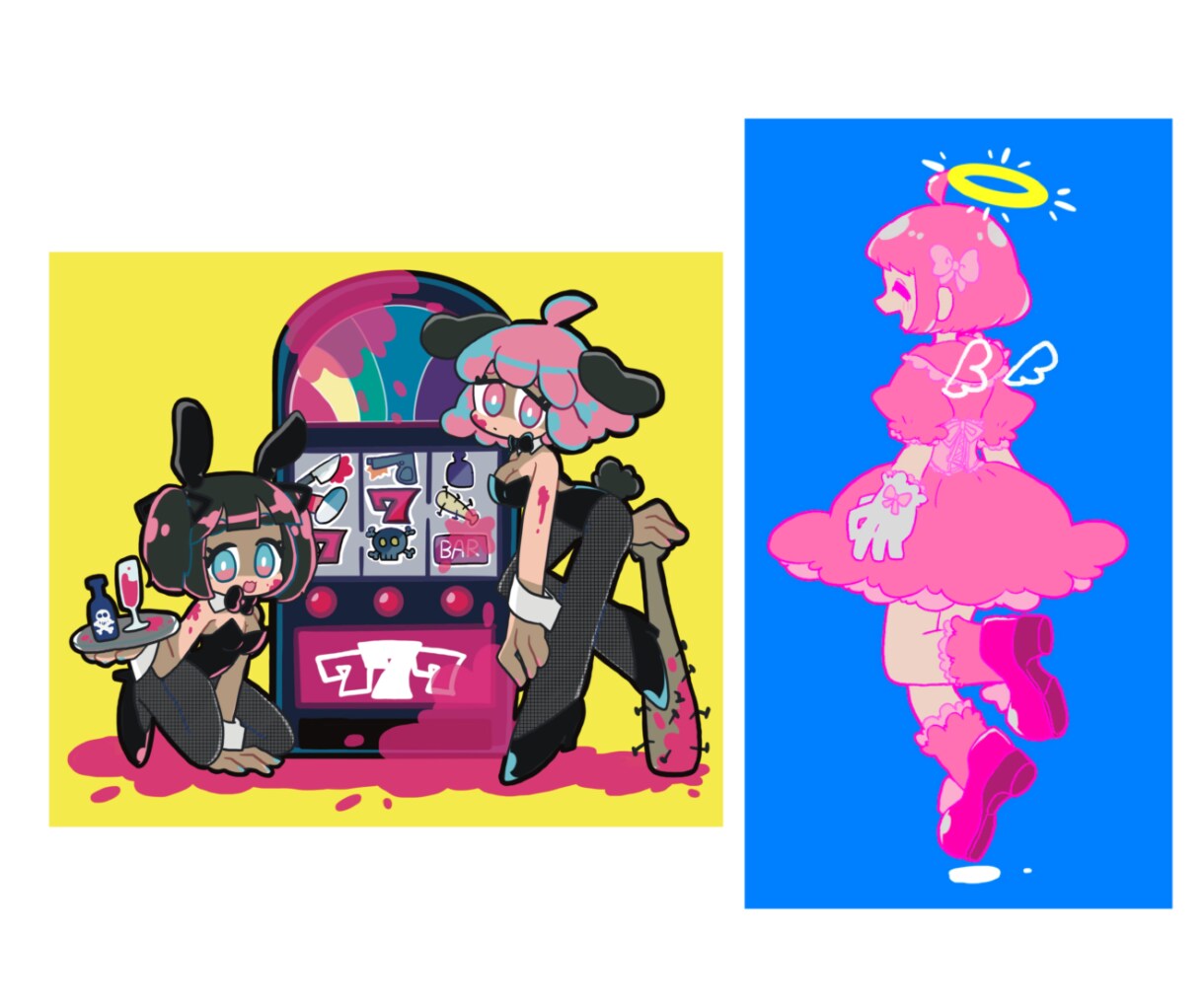 ポップでかわいい目を惹くイラストをお描きします SNSやYouTube動画などに使えます◎ イメージ5