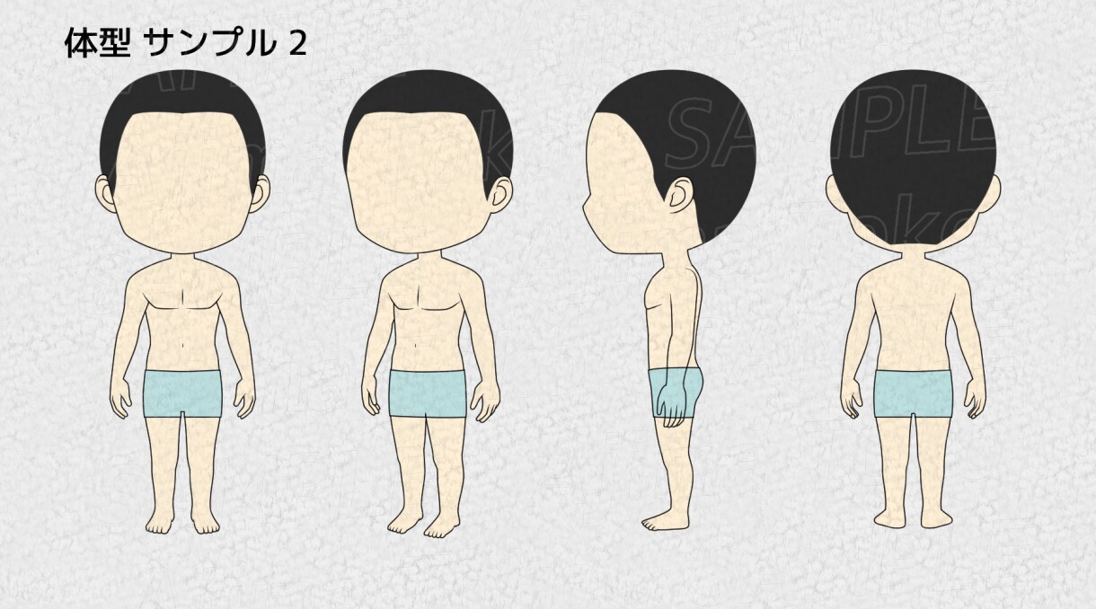 デフォルメキャラ作成いたします SDキャラクター（ちびキャラ）の静止画イラスト イメージ5