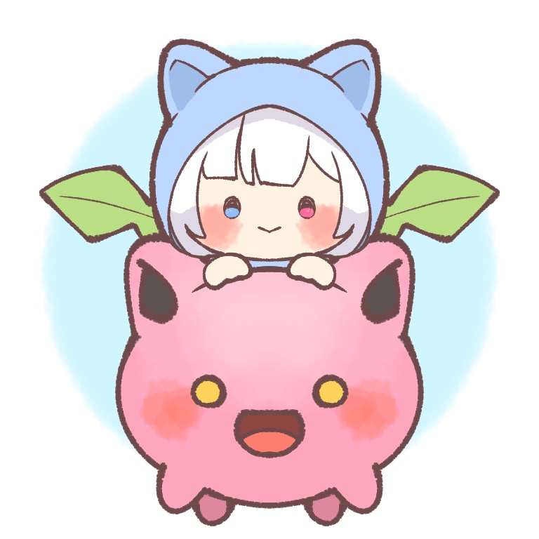 なにかに、のっかり、ユラユラり◜~◝⸝⸝癒します ゆるくてかわいいイラスト【似顔絵可能】まずはご相談ください♪ イメージ5