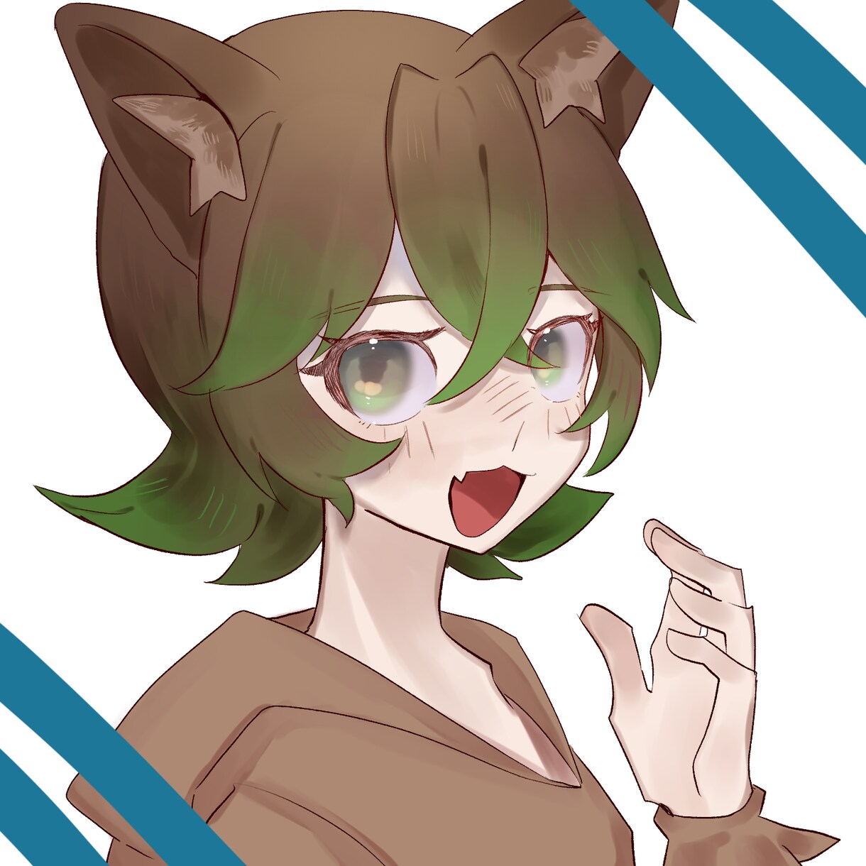 かっこいい、かわいいイラストを描きます SNS用のアイコンや観賞用の一枚絵など イメージ4