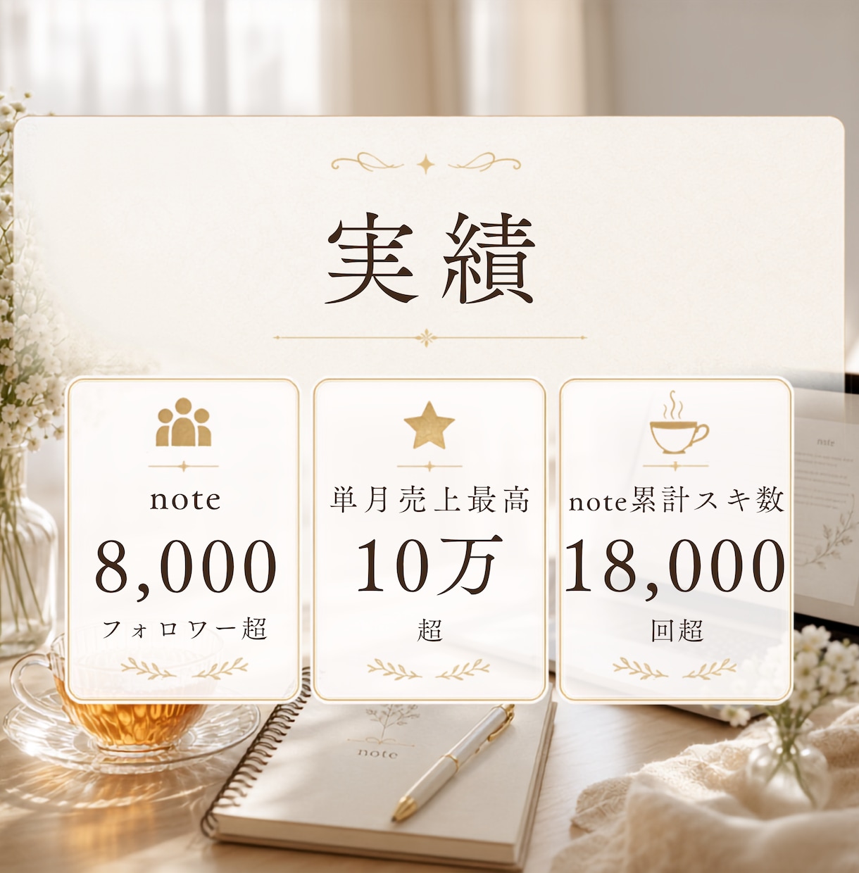 noteを診断し収益化・note運用を助言します 8000フォロワー超えのnoterが個別分析します イメージ6