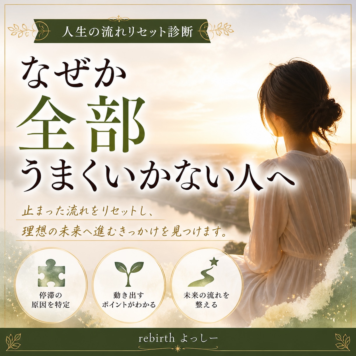 人生の停滞原因と流れを見ます 人生が止まる理由、見えてますか？ イメージ1