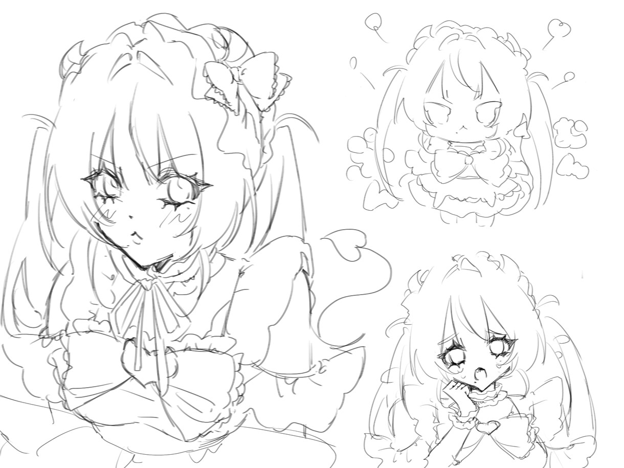 可愛らしいあなただけのアイコンを描きます かわいらしい雰囲気のイラストが得意です！ イメージ2