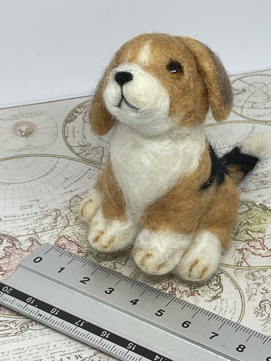 ワンちゃん好きの方に喜ばれます 可愛い羊毛フェルトのワンちゃん製作 イメージ2
