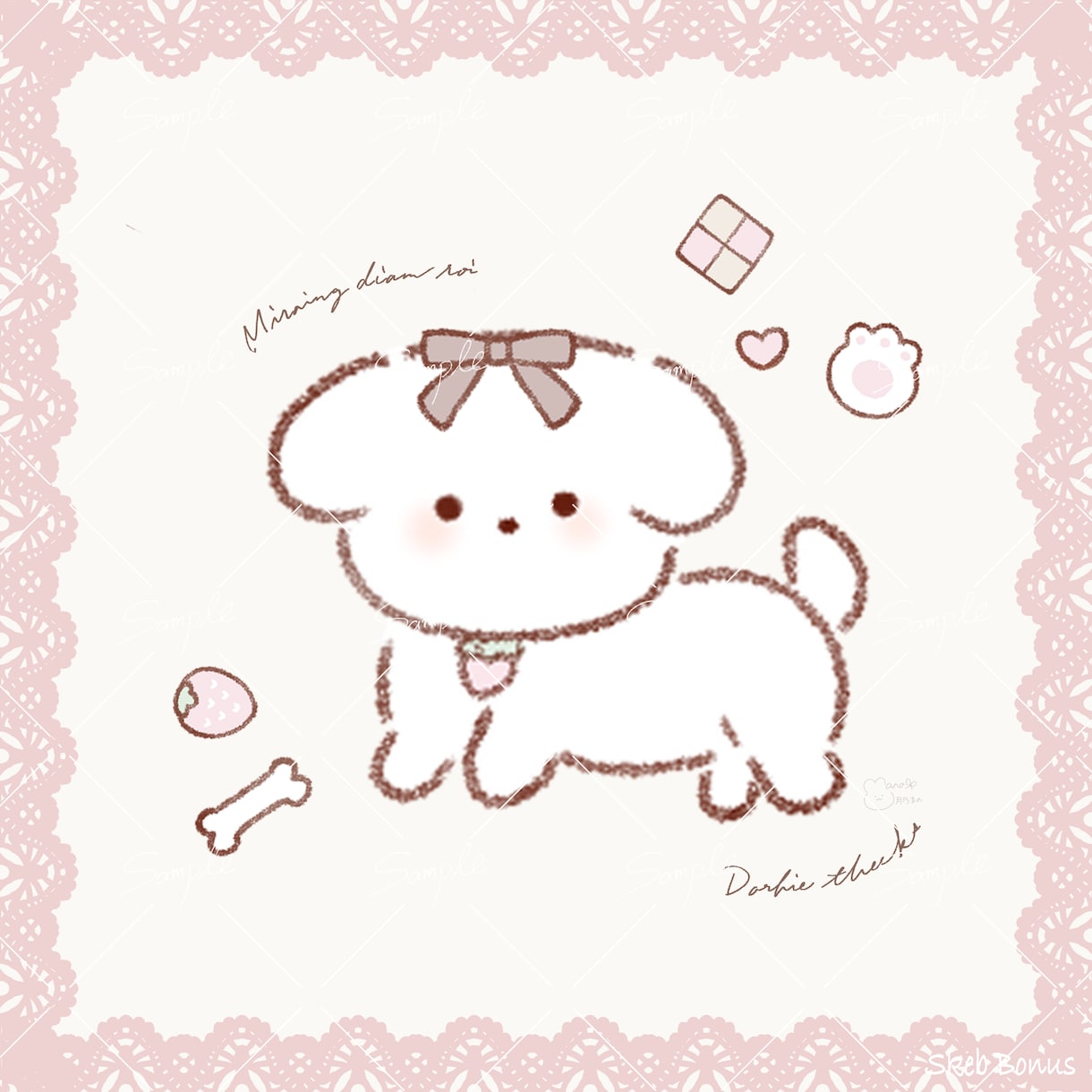 商用無料！ゆるかわいい動物さんのイラスト描きます あたたかみのあるデフォルメイラストで癒しをお届けします！ イメージ4