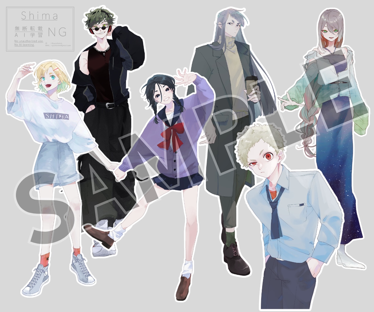 年内までの特別プラン！キャラクター立ち絵制作します 商用利用OK！【表情差分2種・小物1点】追加無料！ イメージ4