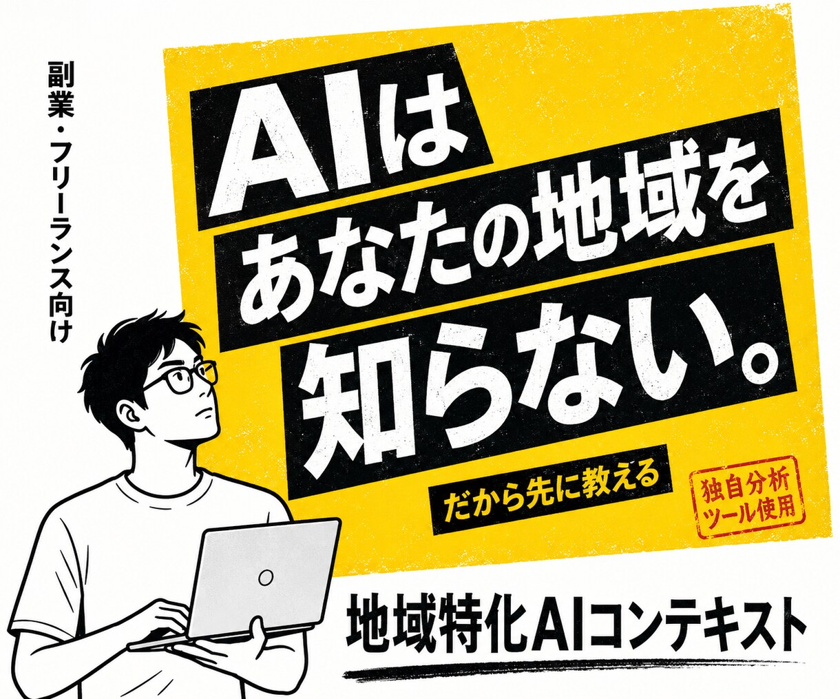 AIに地域市場を理解させる事業コンテキスト作ります 独自マーケティング分析ツールで商圏・顧客・競合を調査 イメージ1