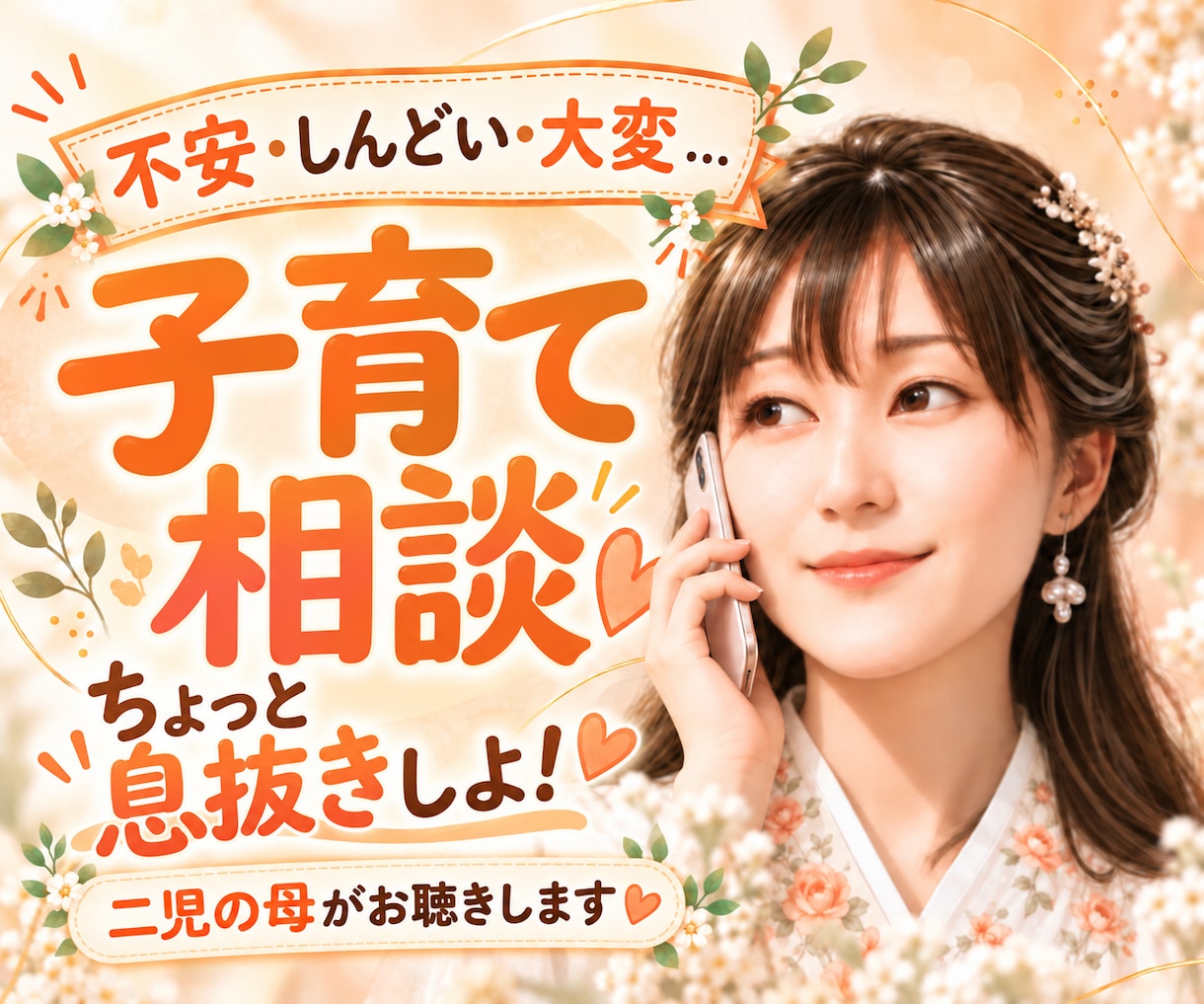 2児の母が リアルな子育ての悩みに寄り添います 完璧じゃなくていい！あなたらしい子育て法のヒント 見つけます イメージ1