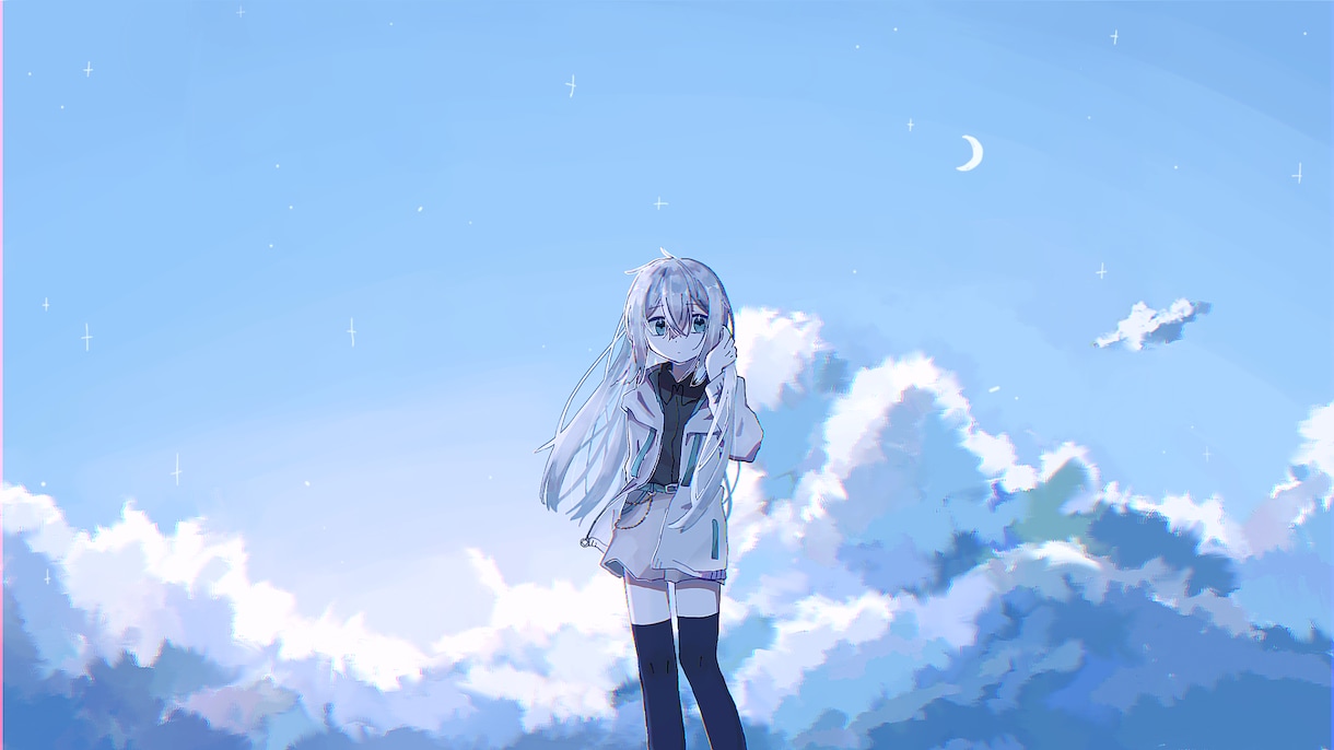 1枚絵のイラストを制作します 歌ってみたイラストなど依頼内容に合わせた絵を制作いたします イメージ2