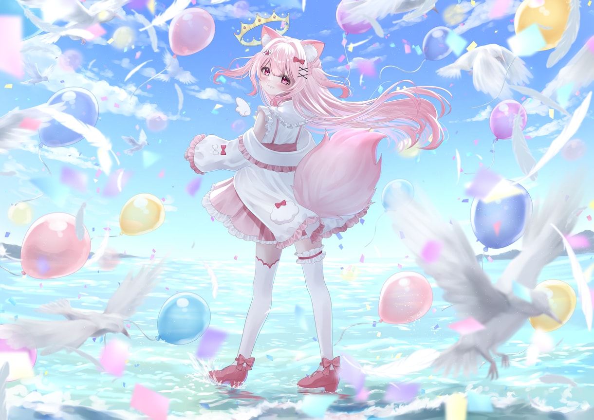 イラスト制作します パーツ分け対応｜グッズやサムネ、歌ってみたのMVなど イメージ2
