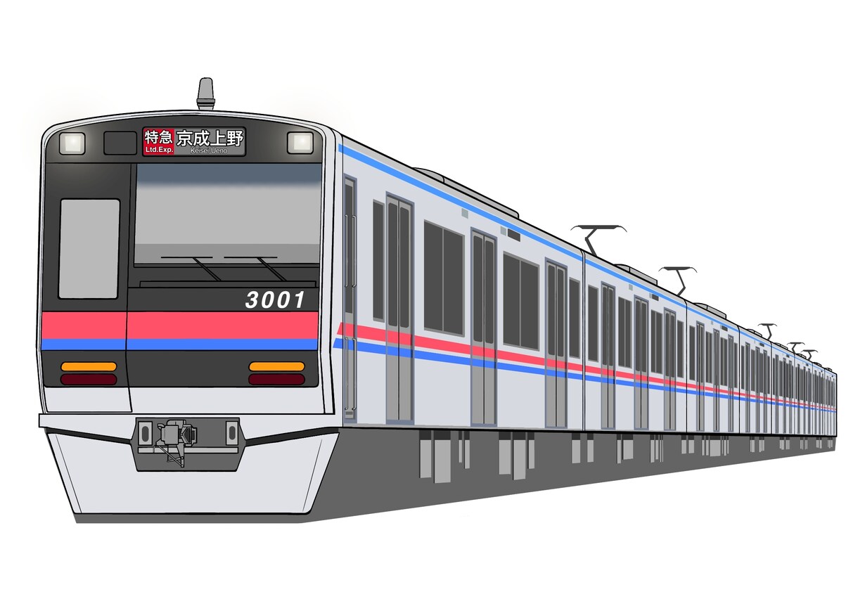 電車のイラストを描きます お好きな車両イラストをアイコン等に！ イメージ4