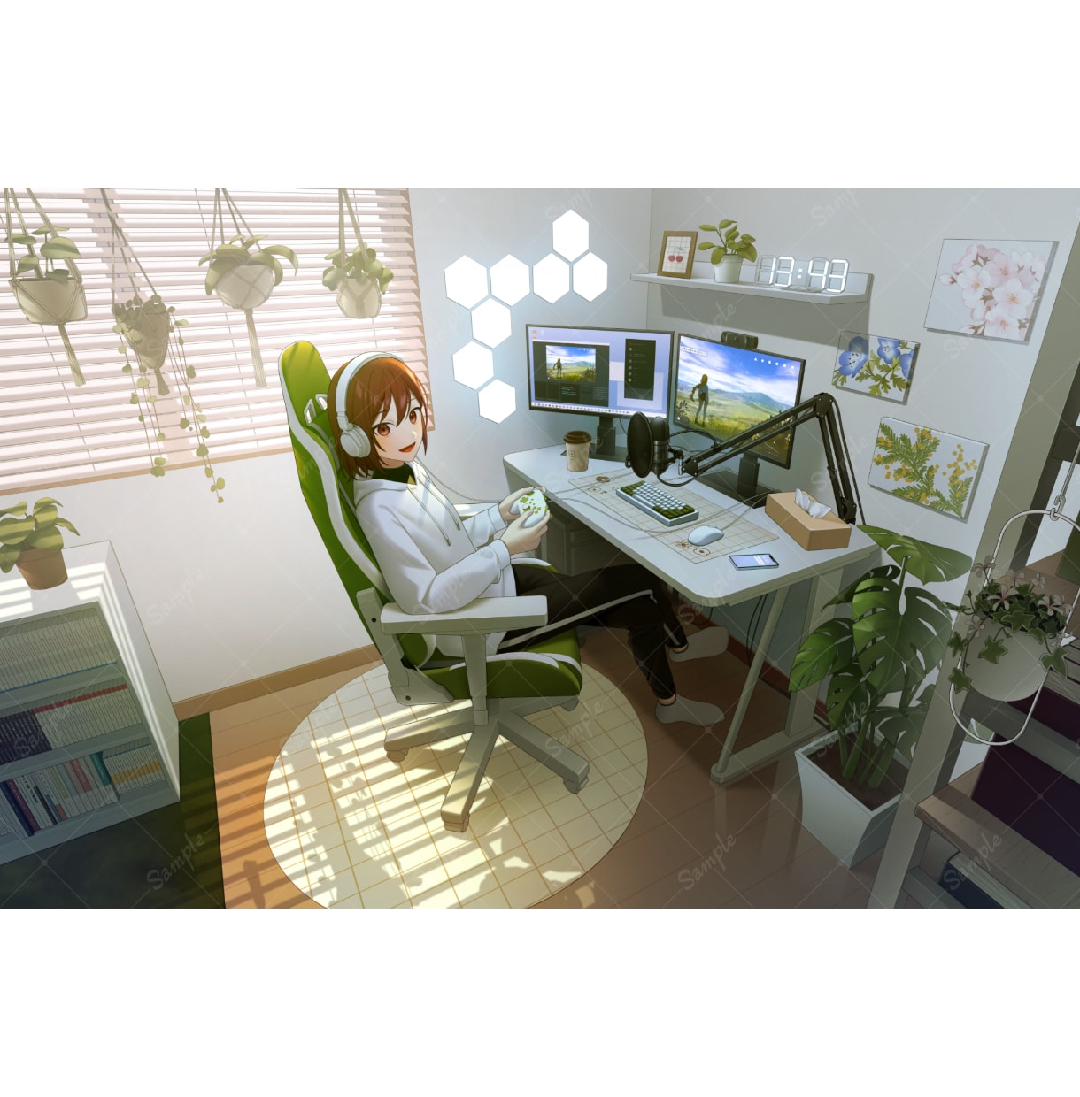 表紙･挿絵･MV･サムネイルなどの一枚絵描きます キャラクターメインから背景メインまで幅広く対応可能です イメージ2