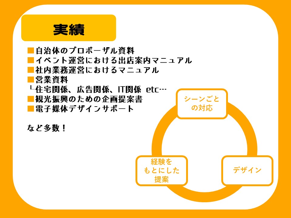 デザイン性有の企画書/資料等制作します ニーズに合わせた各種デザインのご相談受け付けます! イメージ4