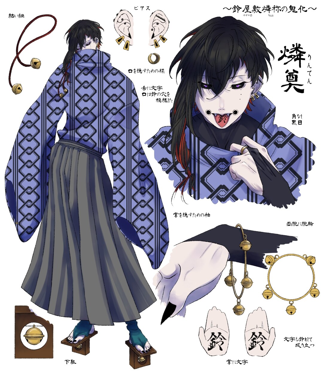 VTuber小説ゲーム等のキャラデザ立ち絵描きます 色気あるかっこいい、美しい、かわいい男子メイン！ イメージ8