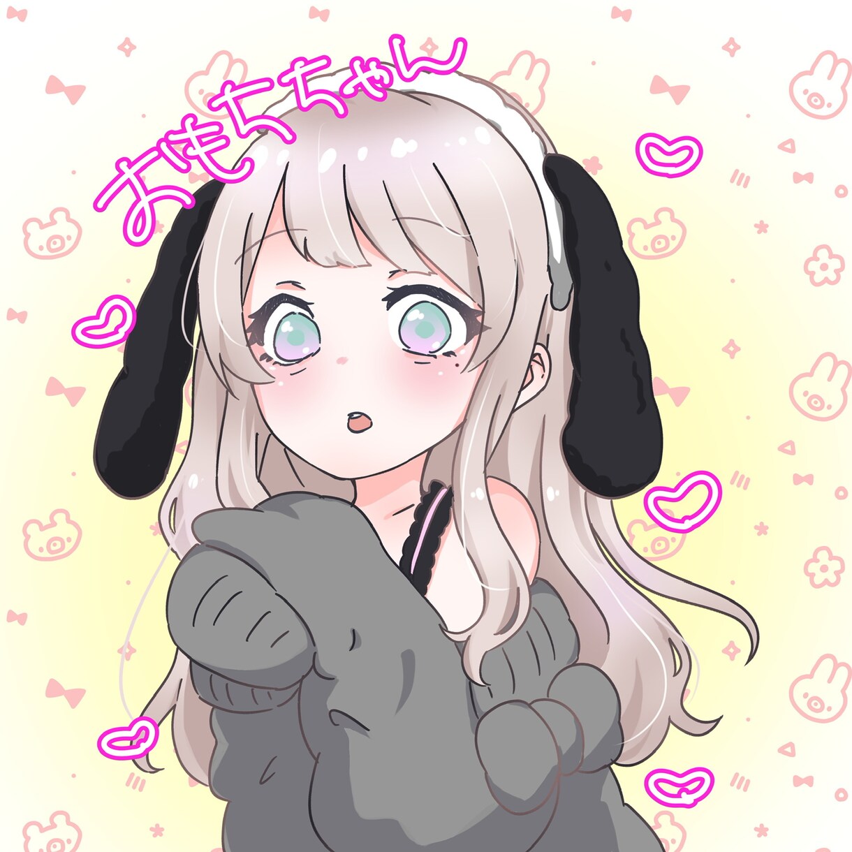 可愛い女の子のアイコンや1枚絵を描きます 文字入れも出来ます！親しみやすいイラスト！！ イメージ2