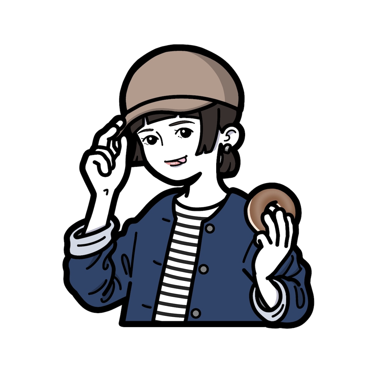 上半身専門！人物イラストを作成します オリジナリティあふれるアイコンはいかがですか？ イメージ7