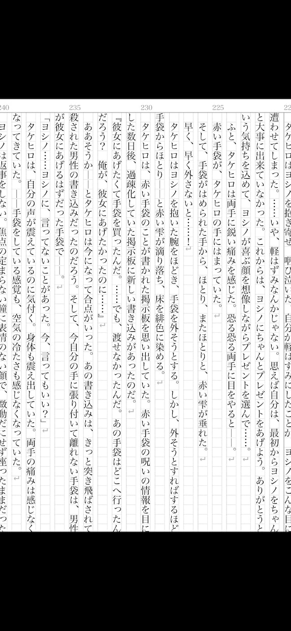 著作権譲渡可！あなたのご希望の小説制作します 漫画やゲームの原作に使用OK！純文学/ホラー/青春/恋愛等 イメージ6