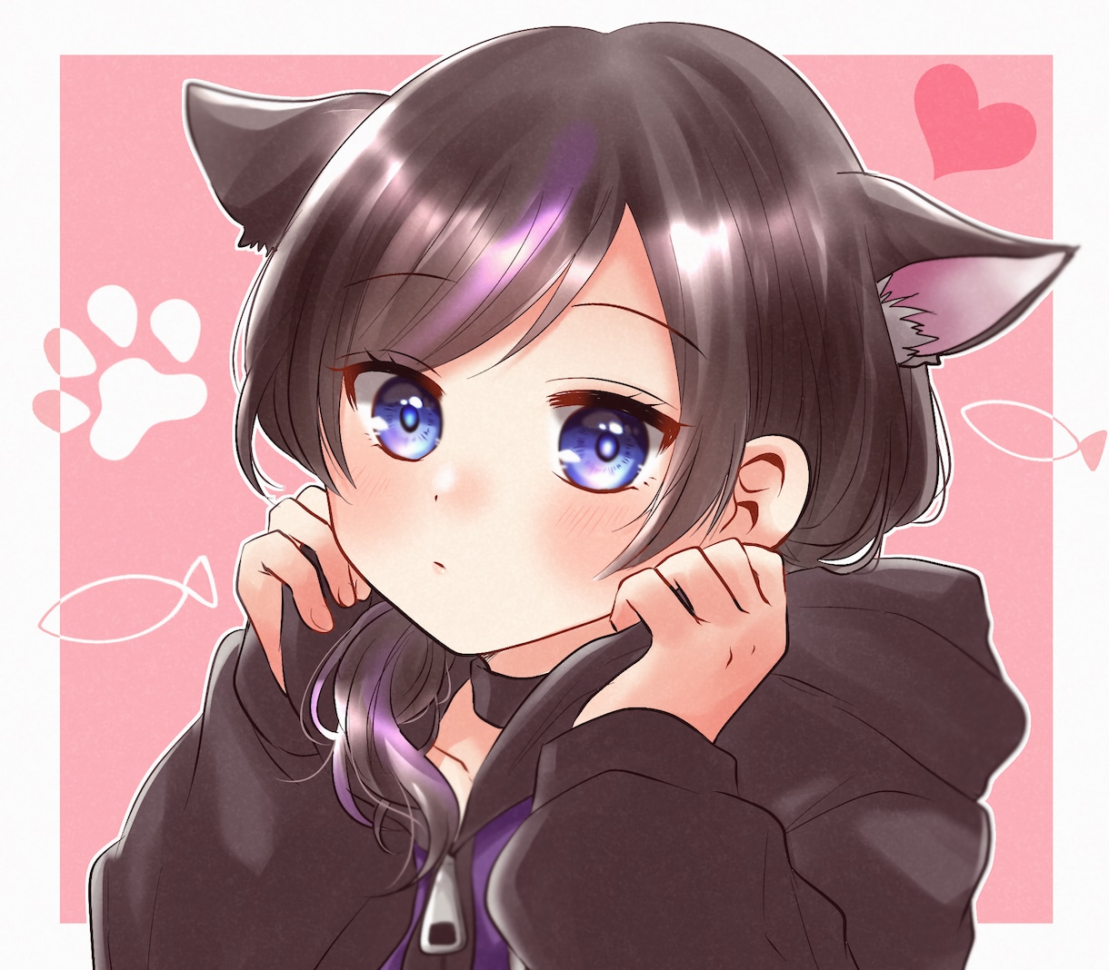 歌ってみたやサムネイル、立ち絵、アイコン描きます 可愛い雰囲気のイラスト描きます！ イメージ4