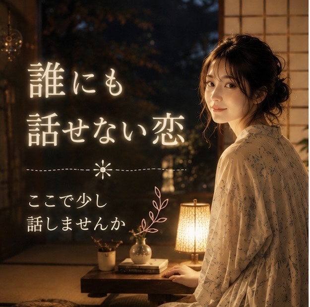誰にも言えない恋のお話し静かに聞きます ✨あなたの本音に優しく寄り添わせてください✨ イメージ1