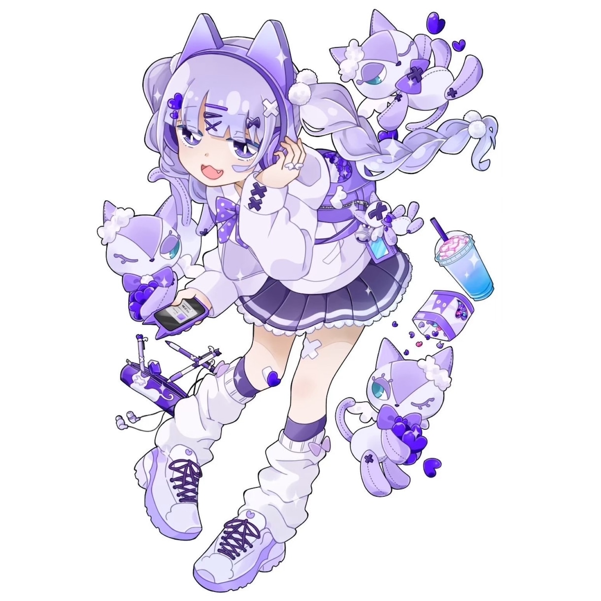 ポップで可愛いイラストお描きします 〜あなたの思い描く一枚をお届けします〜 イメージ5