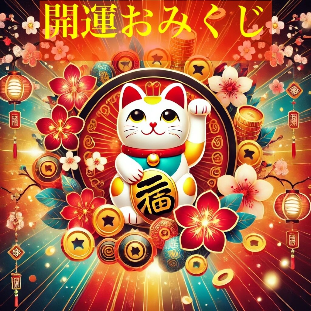 早い人は1日で実感！開運波動おみくじお届けします 1日で人生激変、臨時収入、開運オンラインおみくじ イメージ1
