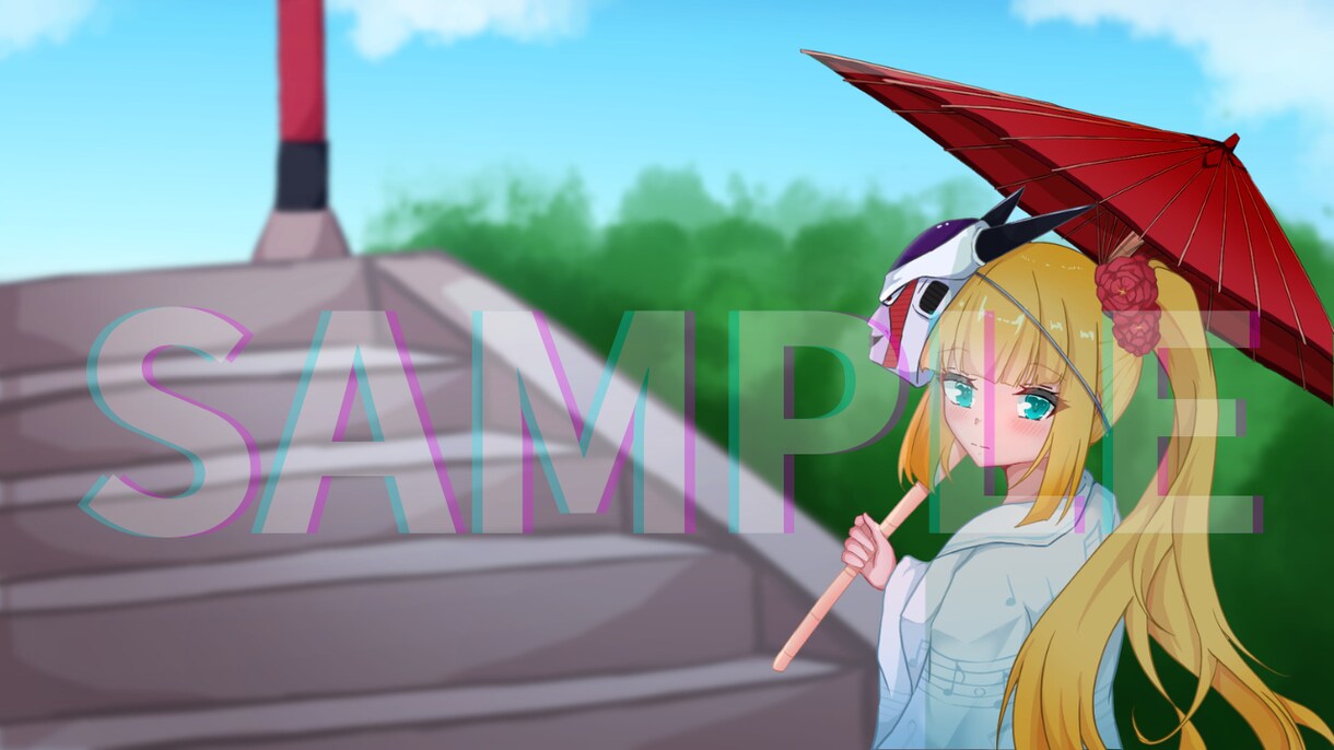 Vtuberさん向け一枚絵サムネイル作成します オリジナルのイラストを使用して、配信をしませんか？ イメージ3