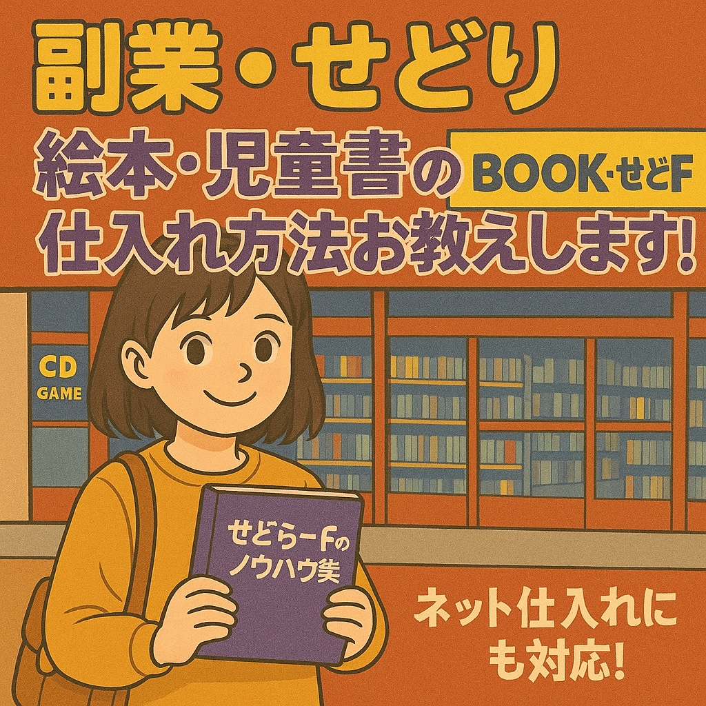 副業☆せどり☆絵本・児童書の仕入れ方法お教えします 頑張るパパとママのための絵本・児童書販売の極意を伝授します イメージ2