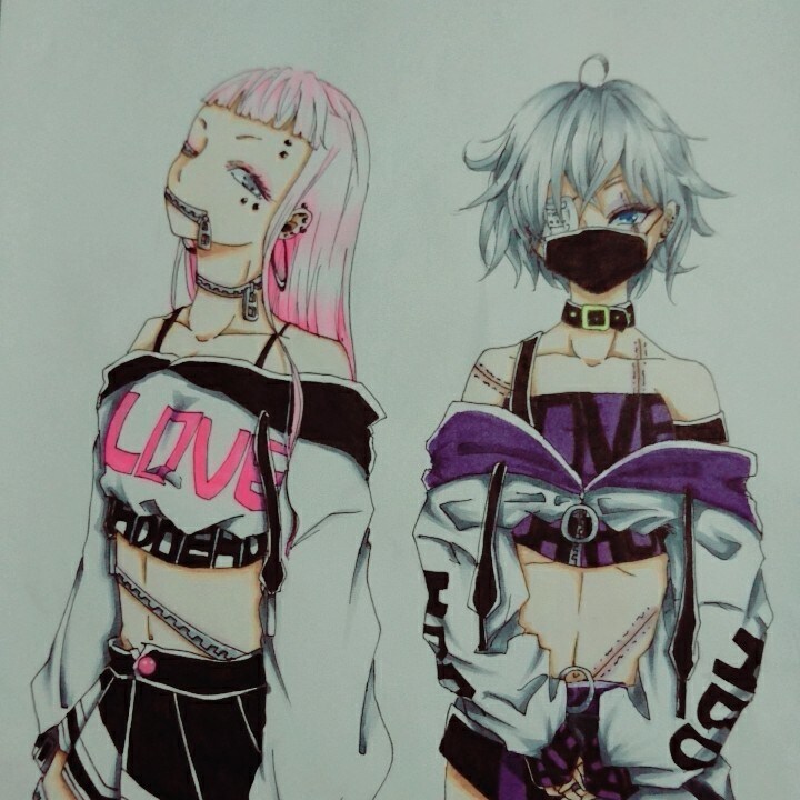 アナログイラストお描きます 細かい指定にも出来うる限り対応致します！ イメージ2