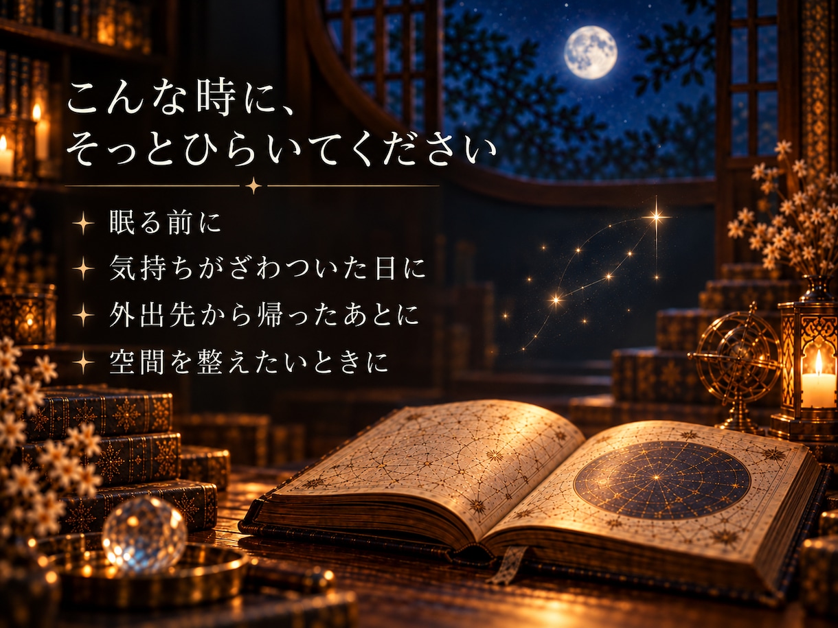 この星空あなた専用のお守りになります ・不安な夜に、音と星が守りを結ぶ、世界に１つの護符 イメージ6