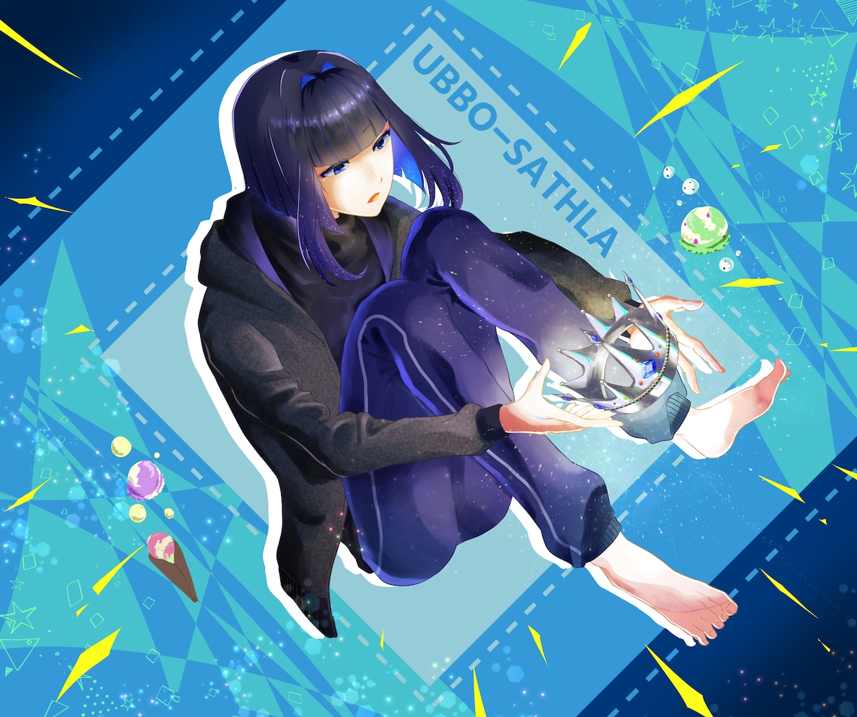 一枚絵のイラストを描きます 動画用、本の表紙、うちの子のイラスト等 イメージ4