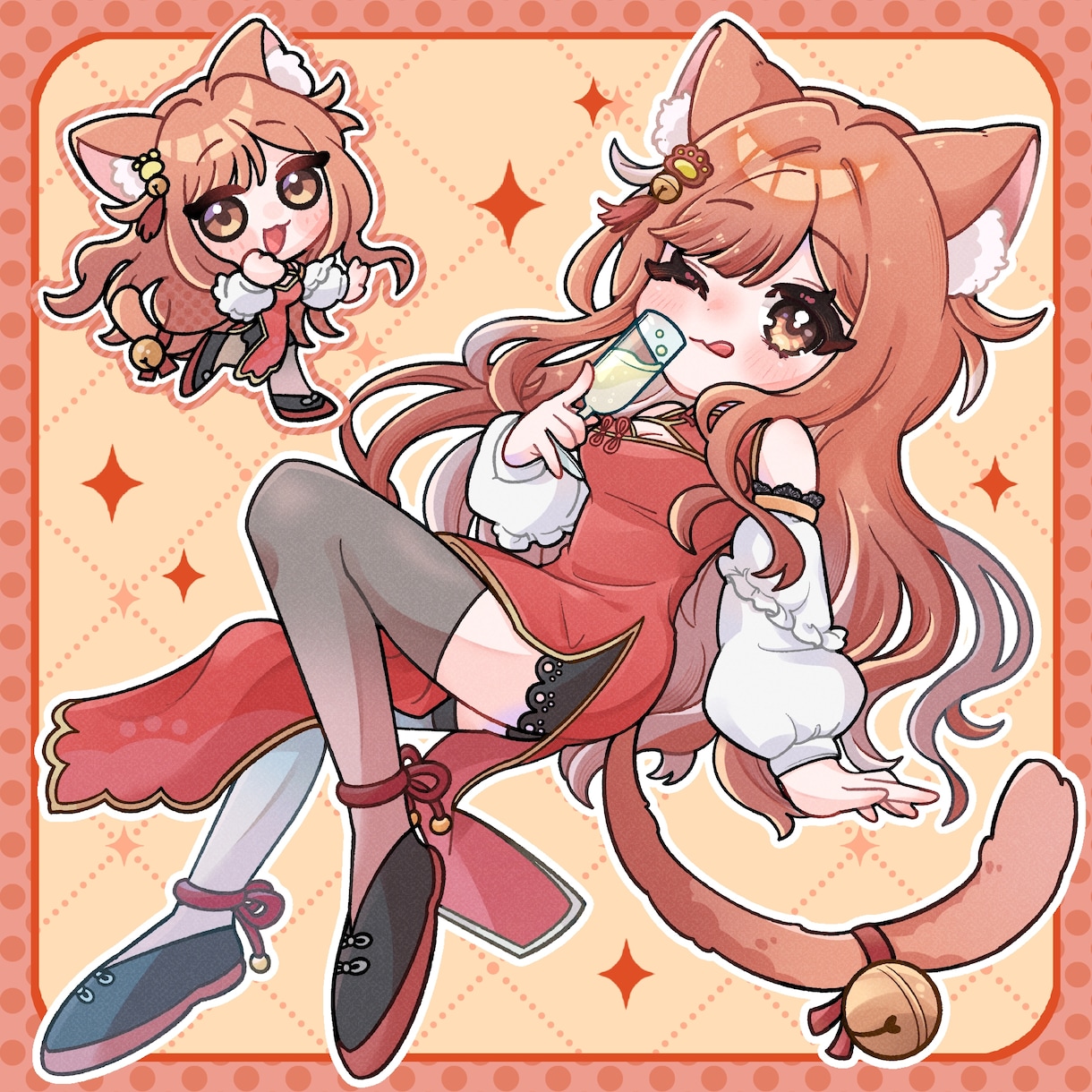 立ち絵、キービジュアルイラスト制作いたします キャラデザインからも可能！ポップで可愛いキャラクターイラスト イメージ9
