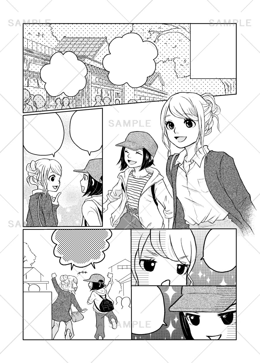 自作ネームがある方専門！作画〜清書仕上げ代行します プロ経験あり◆女性・少女漫画風に執筆！個人・同人誌向き◎ イメージ7
