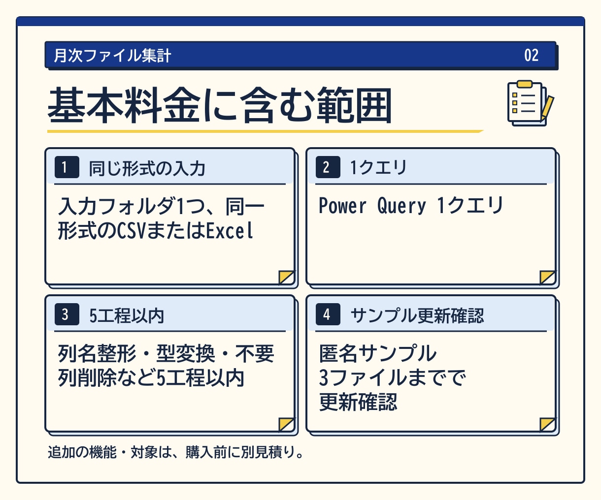 Power Queryの月次集計を自動化します 同じ形式の月次ファイルを更新操作だけで統合 イメージ2