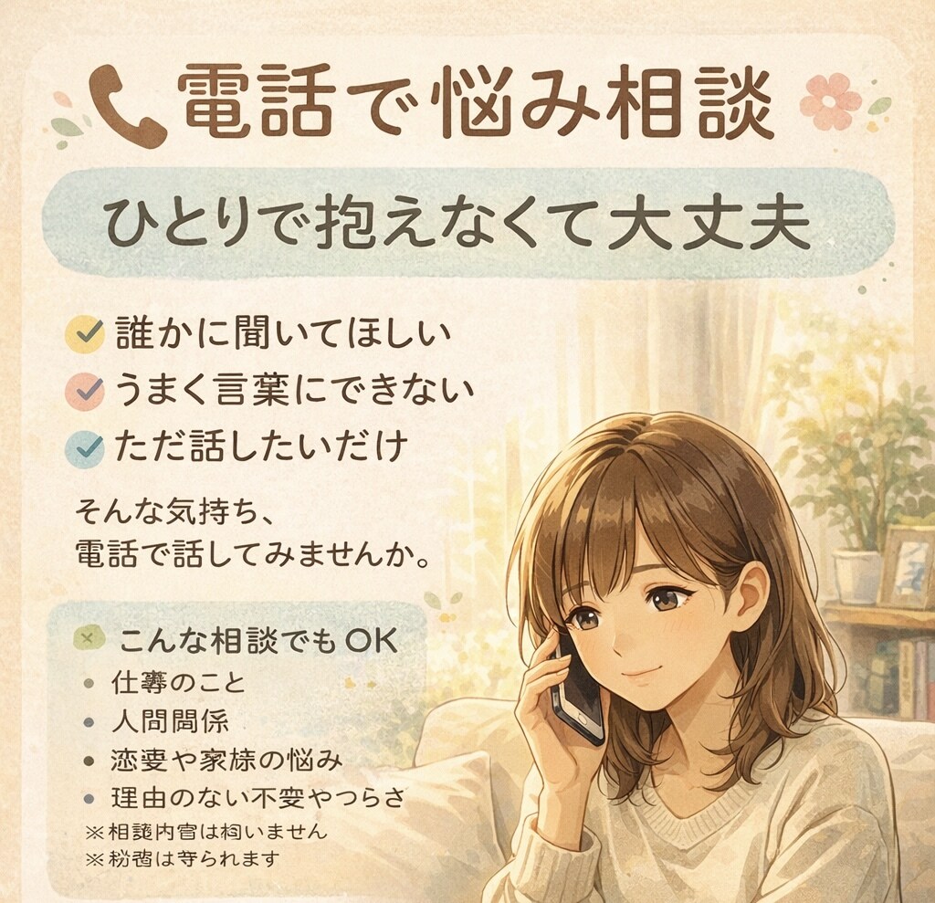 私がみなさんのお話お聞きします なんでも聞いちゃいます！気軽にお話してください☺︎ イメージ1