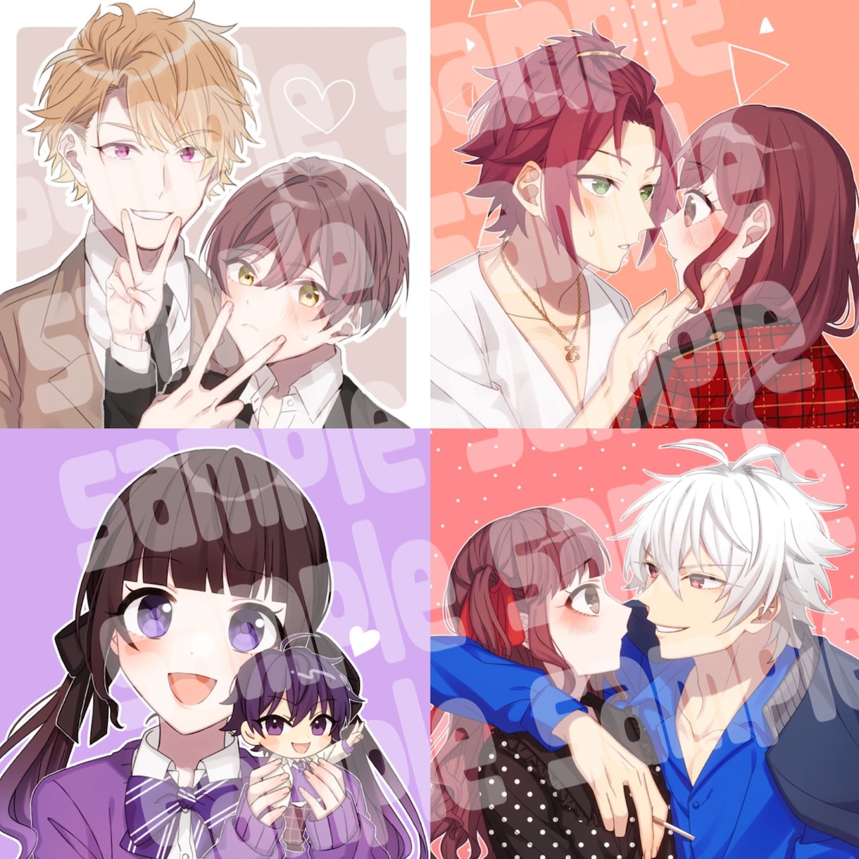 夢イラストなんでも描きます 男主女主問わずキャラとあなたの夢絵を描きます！ イメージ8