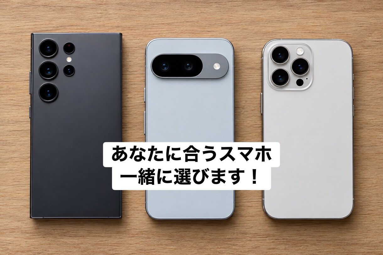 スマホの機種選びをお手伝いします あなたに合うスマホ選びを丁寧にサポートします イメージ1