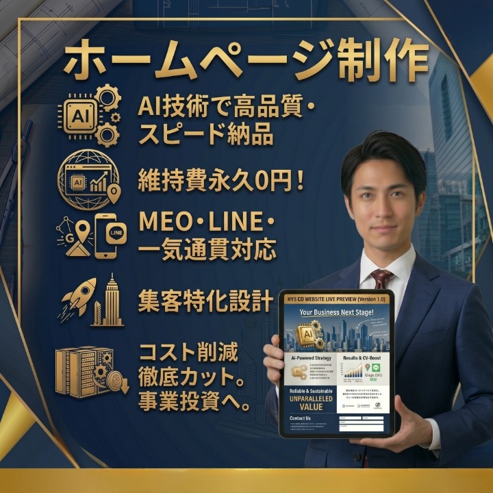 維持費0円！信頼感を与えるホームページ制作します 名刺代わりのサイトを最短納品！ イメージ1