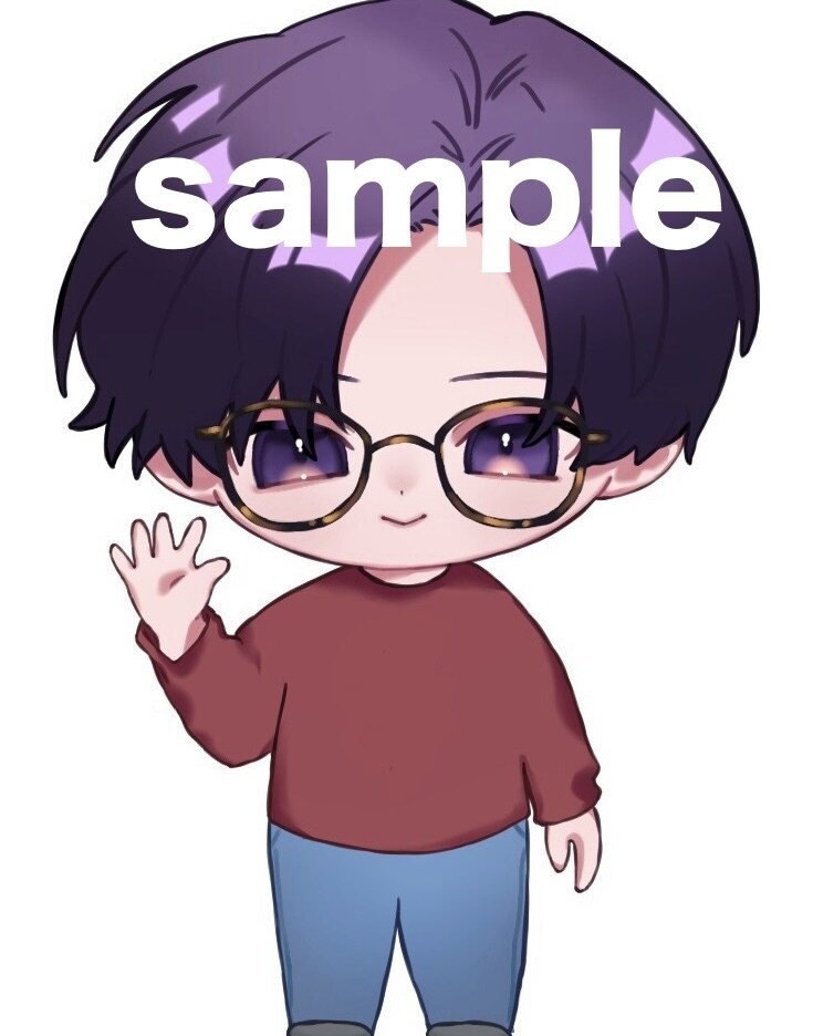 アイコン用、キャラクターデザイン、夢絵描きます SNS用希望の方にぴったりなイラスト描きます イメージ7