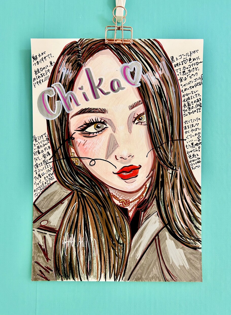 褒め顔アート/あなたの本当の魅力を描きます 自己肯定感UPは現役美容学生にお任せ！自分へのプレゼントに♡ イメージ1