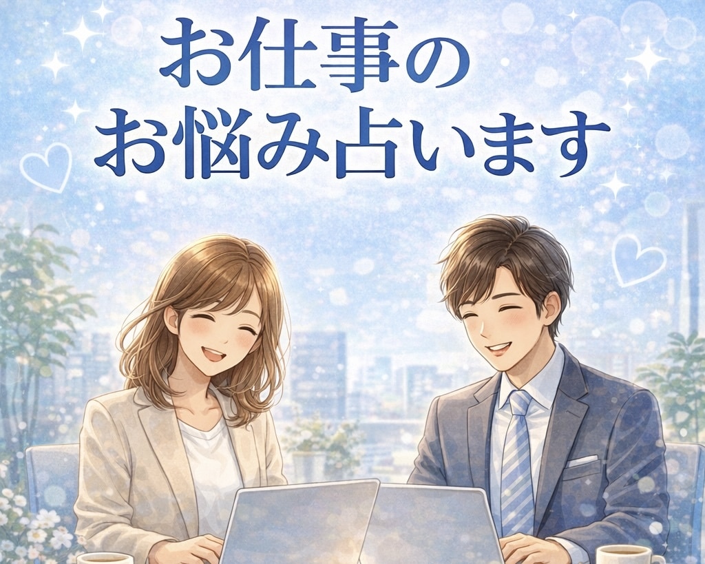 お仕事のお悩み、詳細鑑定します お仕事で起こる様々なお悩みの緩和に向けて詳しく占います イメージ1
