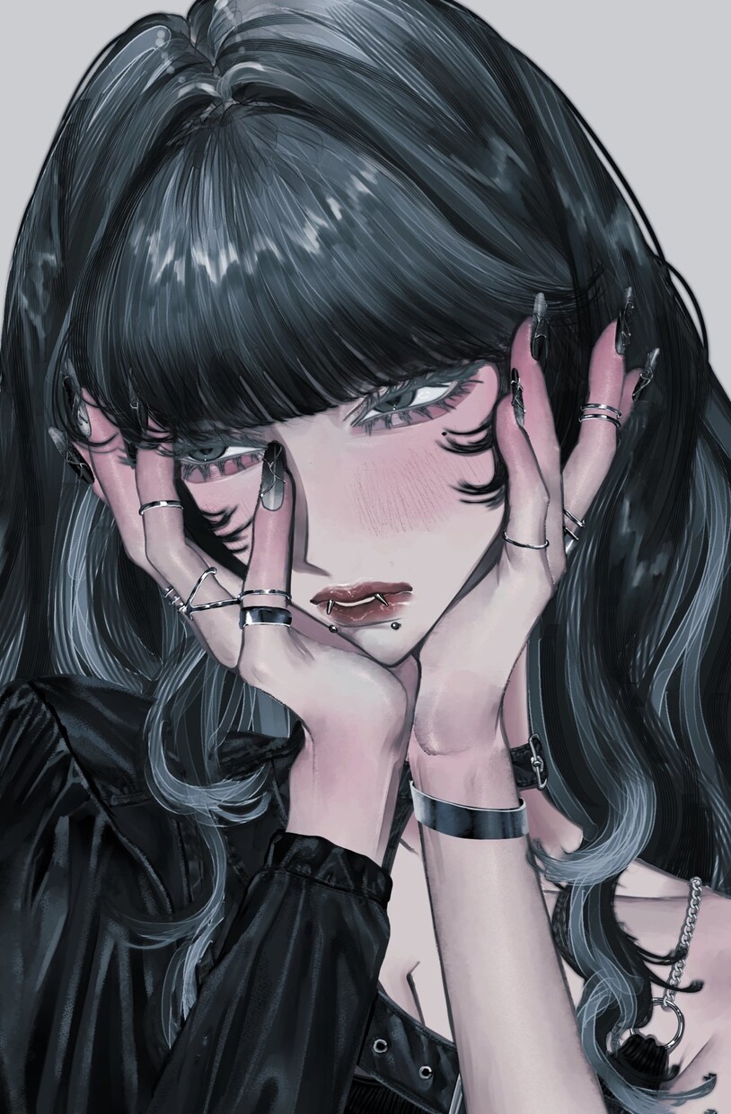 アイコン、イラスト制作します 綺麗で目力のある女の子が得意です。 イメージ5