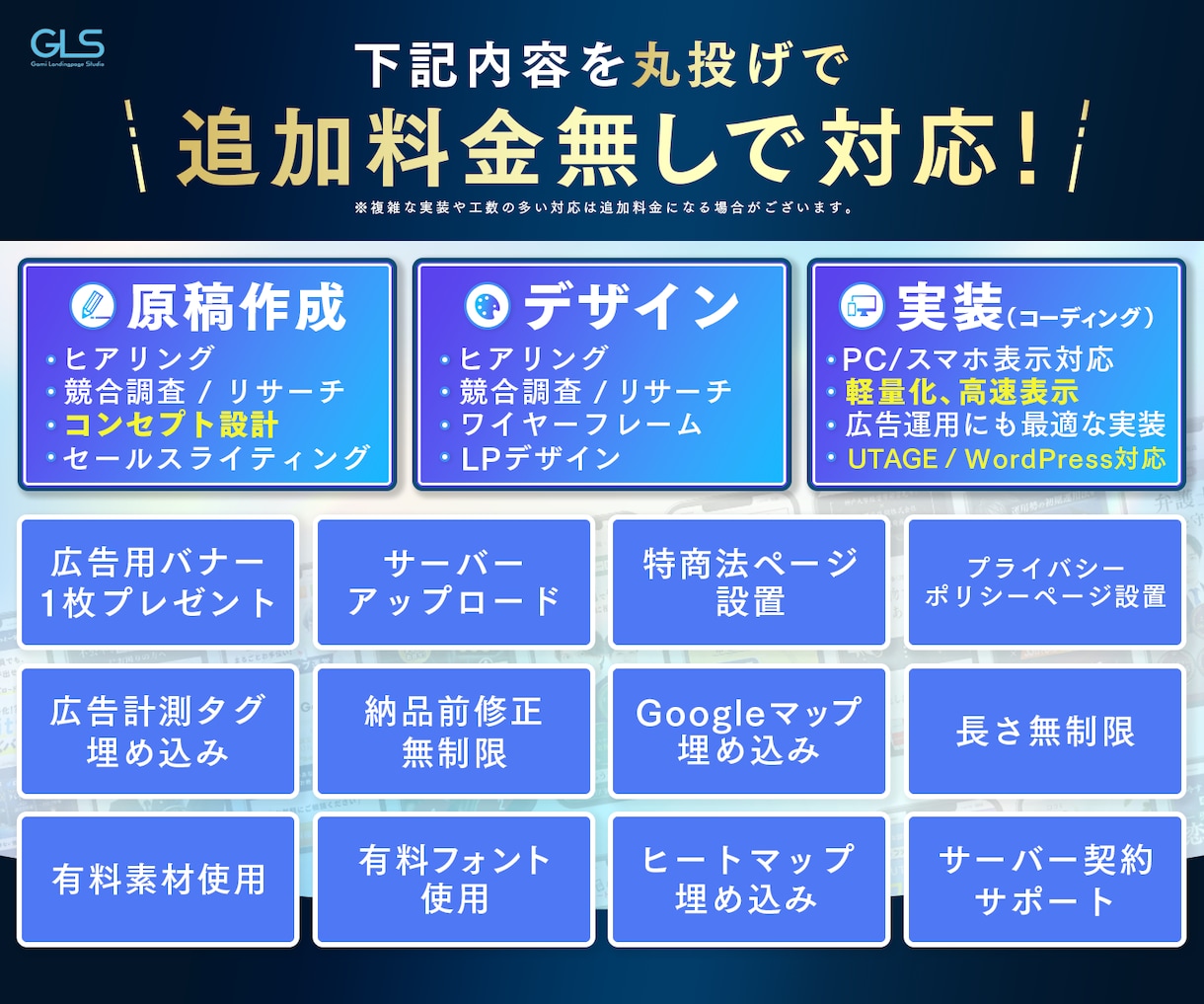 原稿無しでOK！売れるLPを全て丸投げで作成します UTAGE可｜元TV通販大手ディレクターが作る高反応率のLP イメージ2