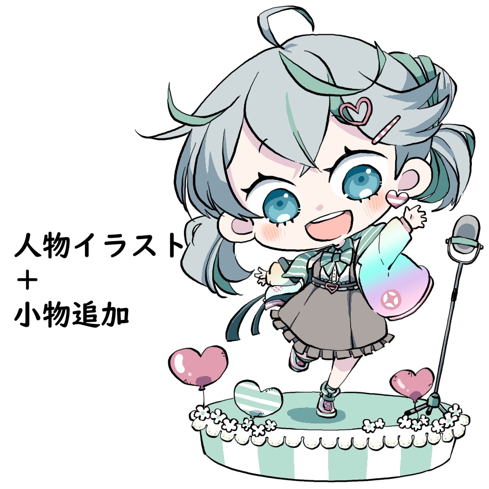 SDイラスト【タイプA】描きます グッズやSNSのアイコン・ヘッダー等にどうぞ イメージ3