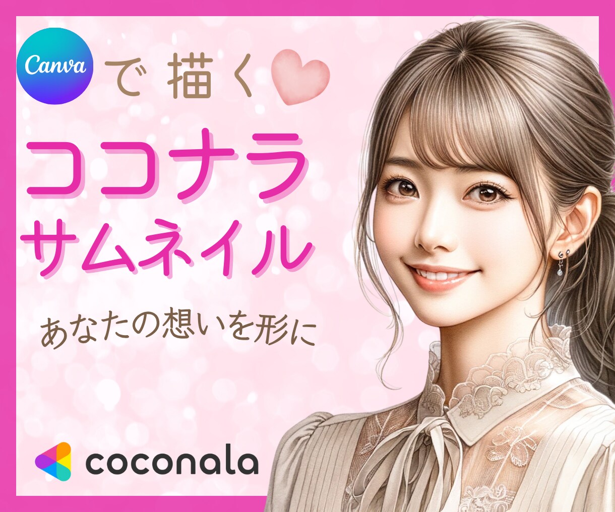 見やすいココナラサムネイルを作成します 【ココナラ初心者さま】あなたのために作成いたします イメージ1