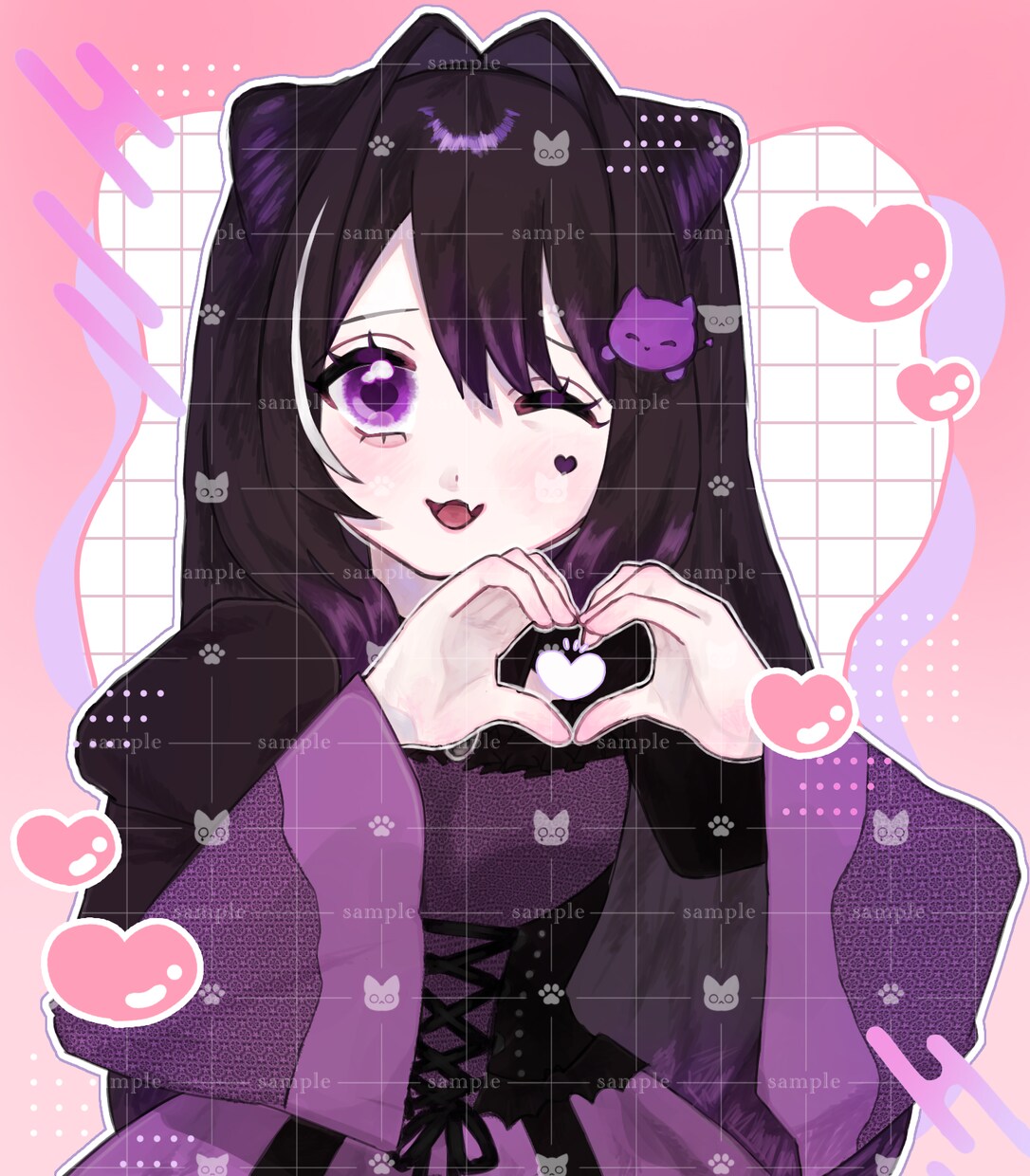 イラスト作成いたします 最短3日！かわいい萌系イラストを描きます イメージ5