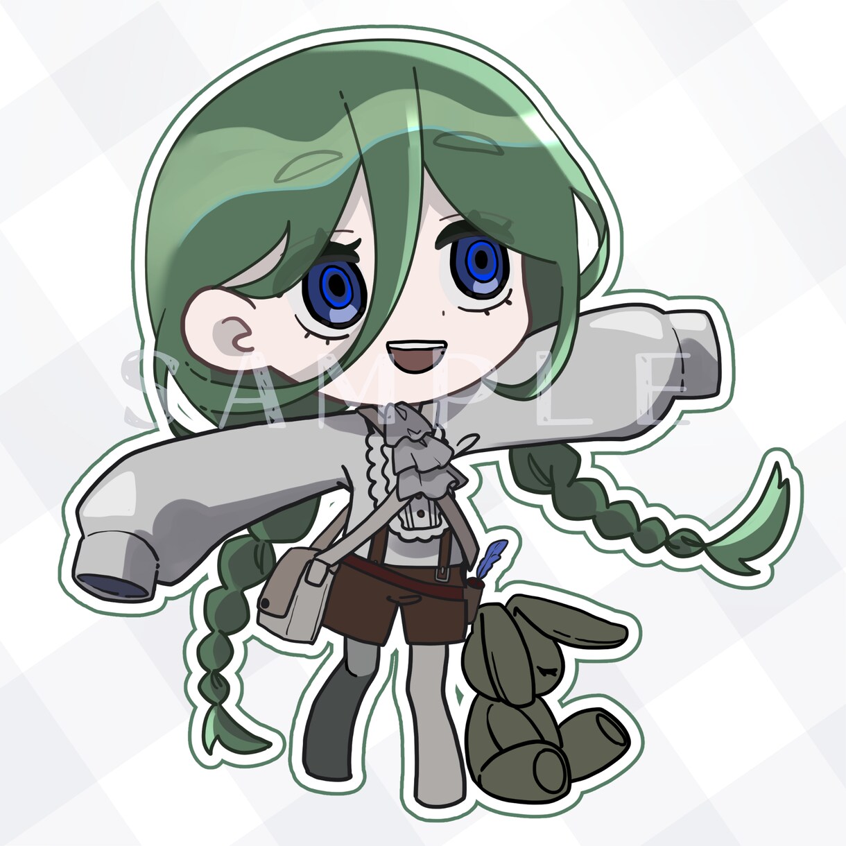かわいいデフォルメイラスト承ります やや彩度の低いくすみ寄りの色を使ってデフォルメ作成します❕ イメージ7